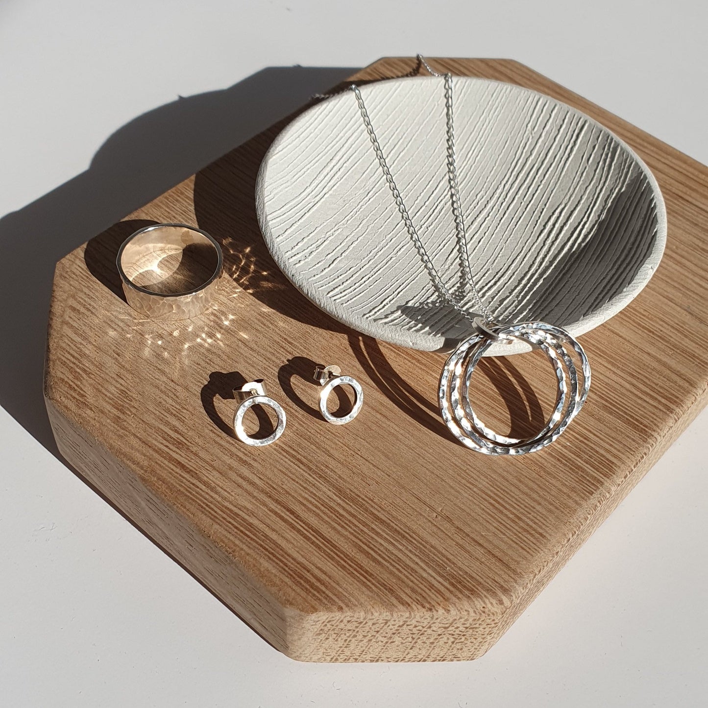 Triple ring pendant