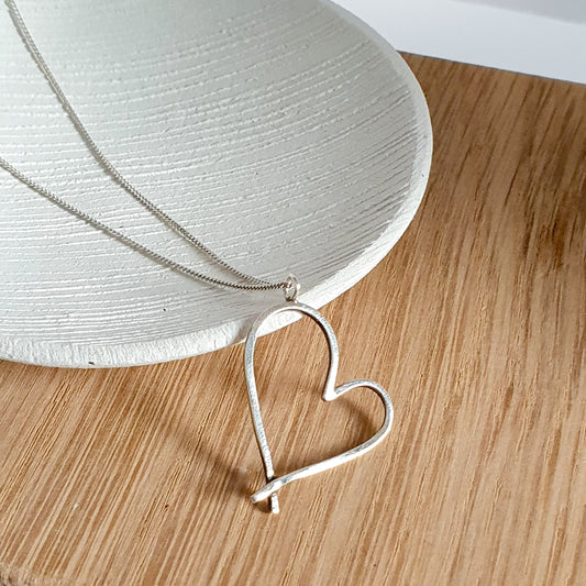 Wonky Heart Pendant