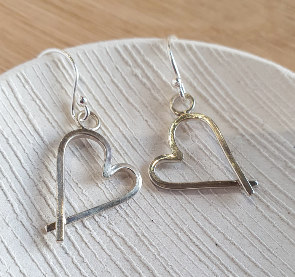 Wonky Heart Earrings