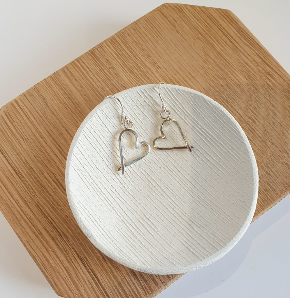 Wonky Heart Earrings