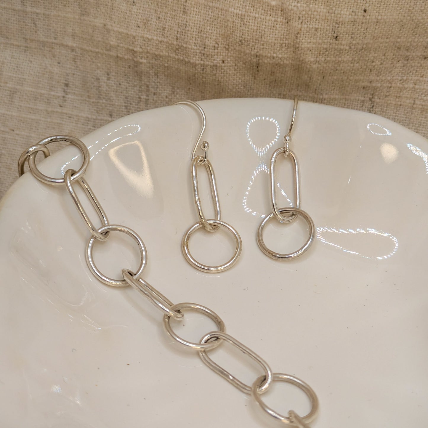 Chain earrings