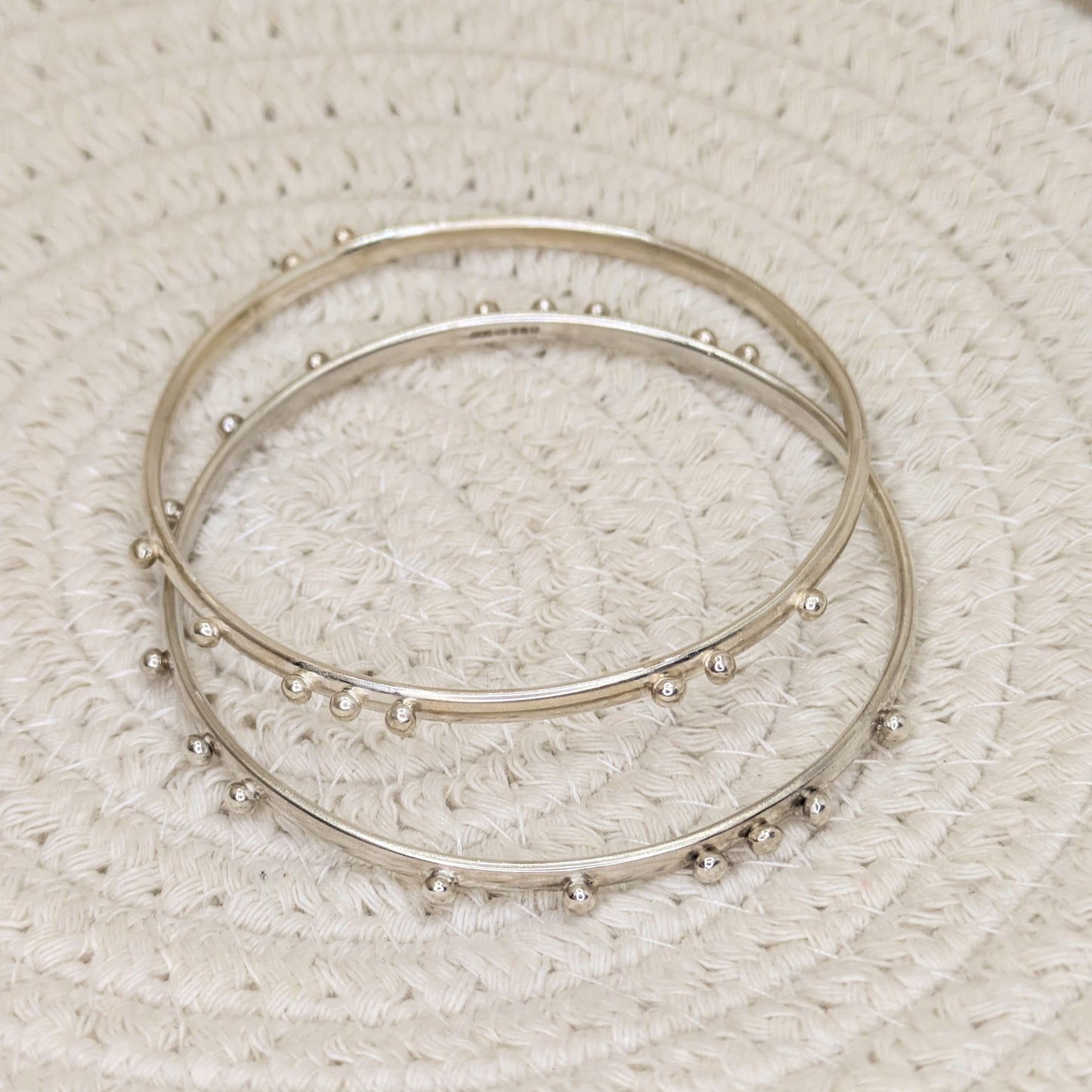 Hidden Message 'Love You' Morse code bangle